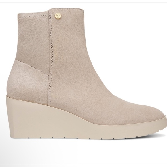 Vionic Skyler Suede Comfort Wedge Boot Size 7.5 - Picture 1 of 7